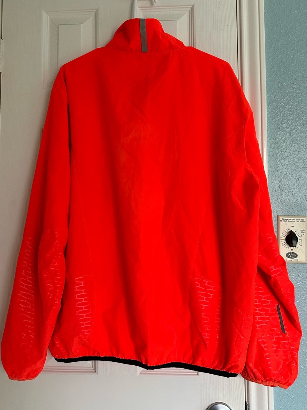 Polo Sport nylon windbreaker vibrant "rescue orange" color XL - Picture 3 of 5